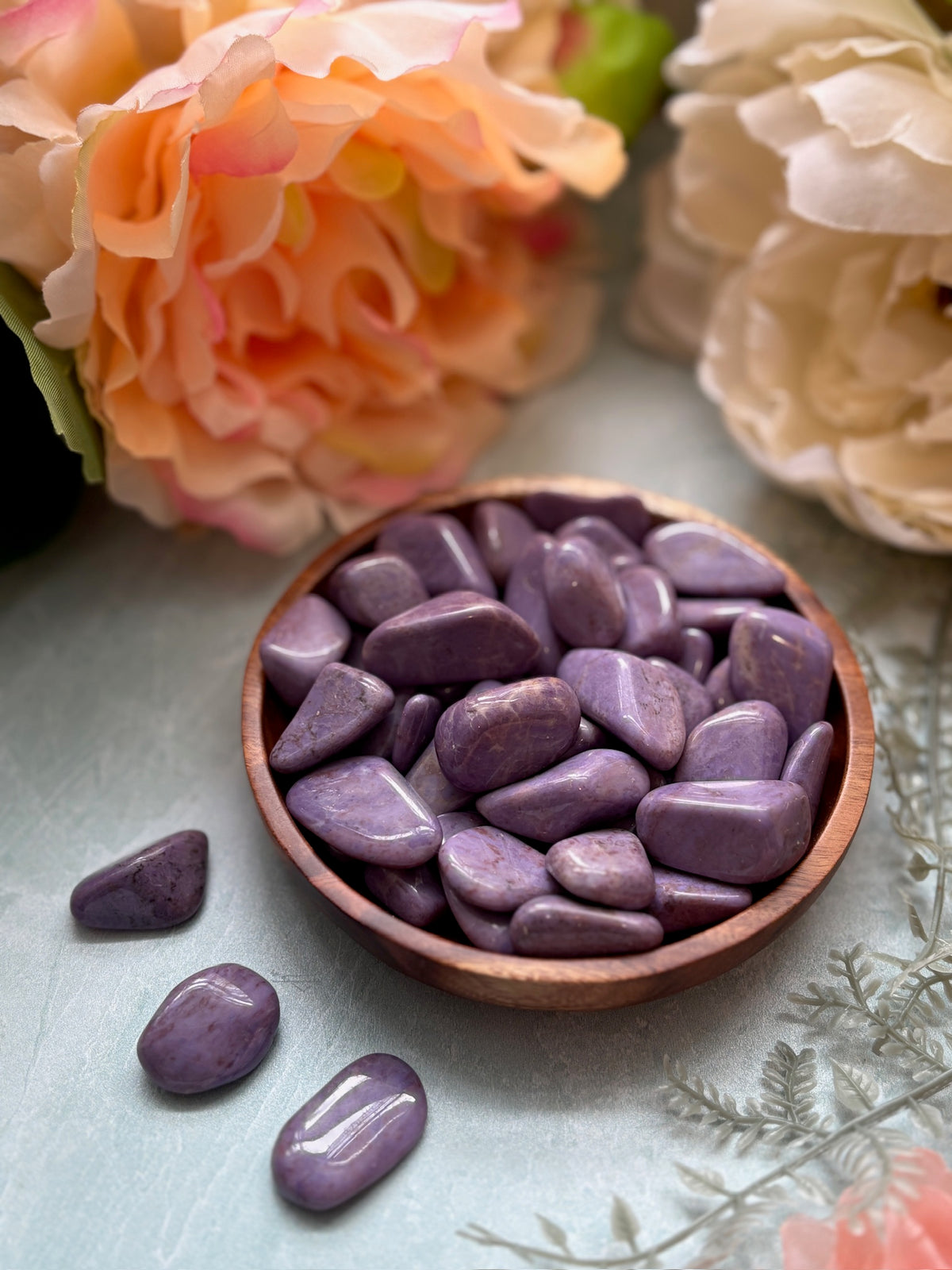 Tumbled Purple Jade for Intuition & Emotional Balance