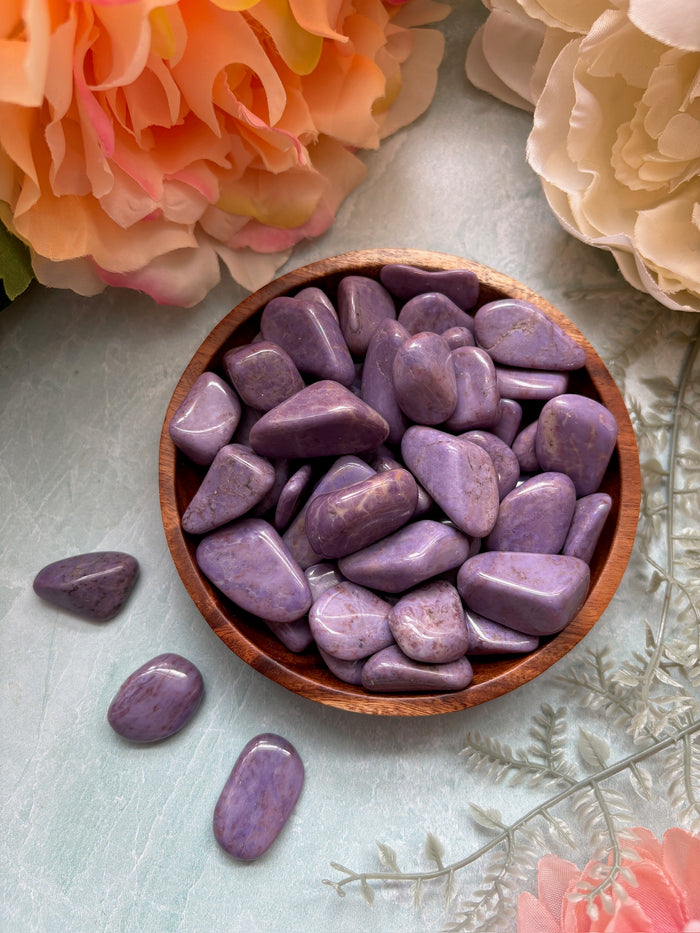 Tumbled Purple Jade for Intuition & Emotional Balance
