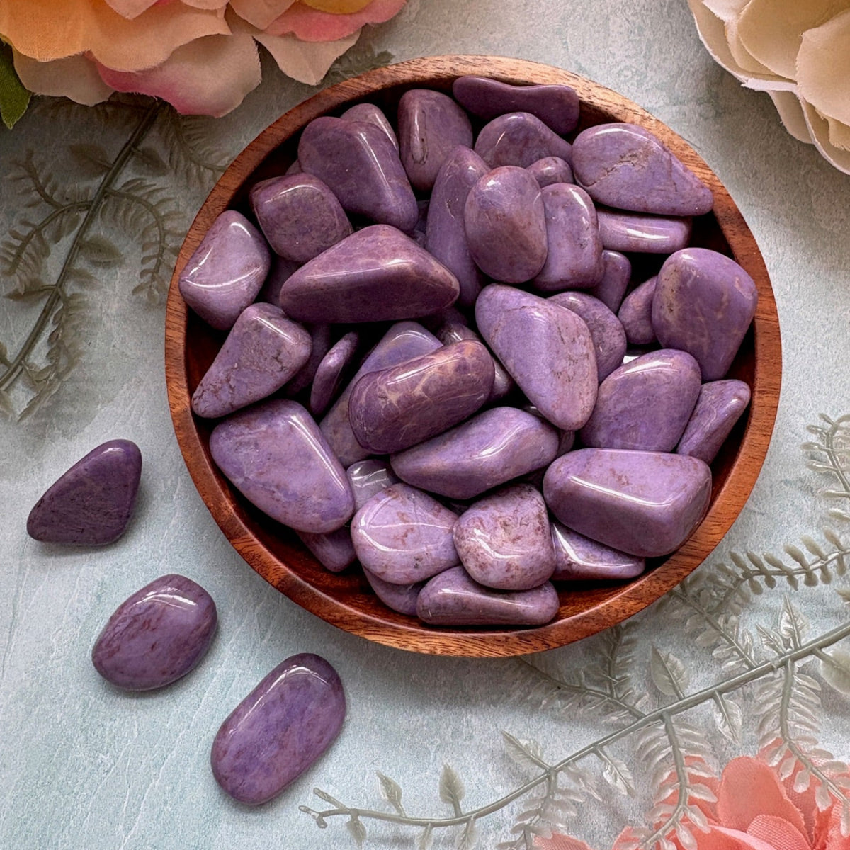 Tumbled Purple Jade for Intuition & Emotional Balance