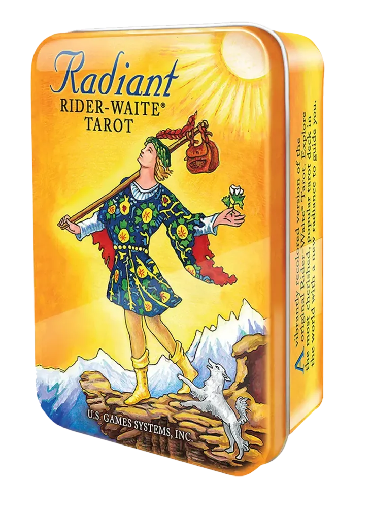 Radiant Rider-Waite Tarot in a Tin