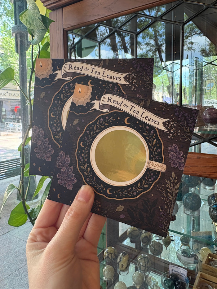 Read the Tea Leaves Scratch-off Fortune Card