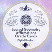 [DIGITAL DOWNLOAD] Sacred Geometry Affirmations Oracle Cards
