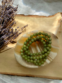 Serpentine Beaded Gemstone Bracelet