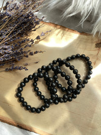 Shungite Beaded Gemstone Bracelet