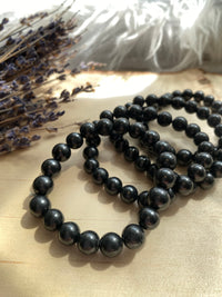 Shungite Beaded Gemstone Bracelet