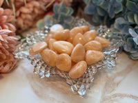 Tumbled Peach Stilbite for Gentle Healing & Emotional Peace