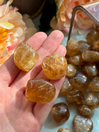 Tumbled Honey Calcite for Warmth & Inner Glow
