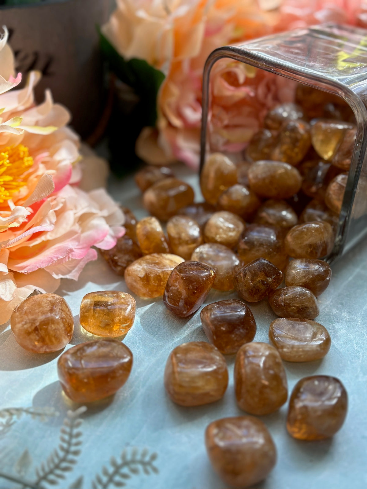 Tumbled Honey Calcite for Warmth & Inner Glow