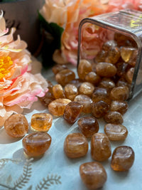 Tumbled Honey Calcite for Warmth & Inner Glow