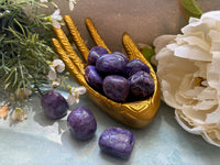 Tumbled Charoite for Working with the Past