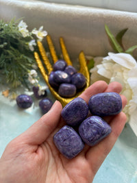 Tumbled Charoite for Working with the Past