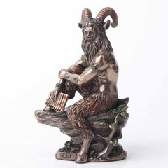 Pan Cold Cast Bronze Statue