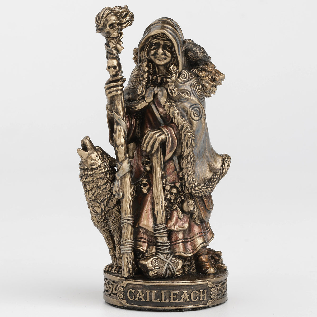 Cailleach Goddess of Winter Cold Cast Bronze Statue