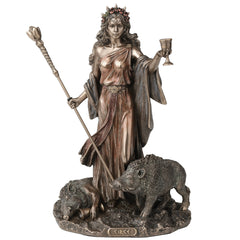 Circe Goddess of Magic Cold Cast Bronze Statue