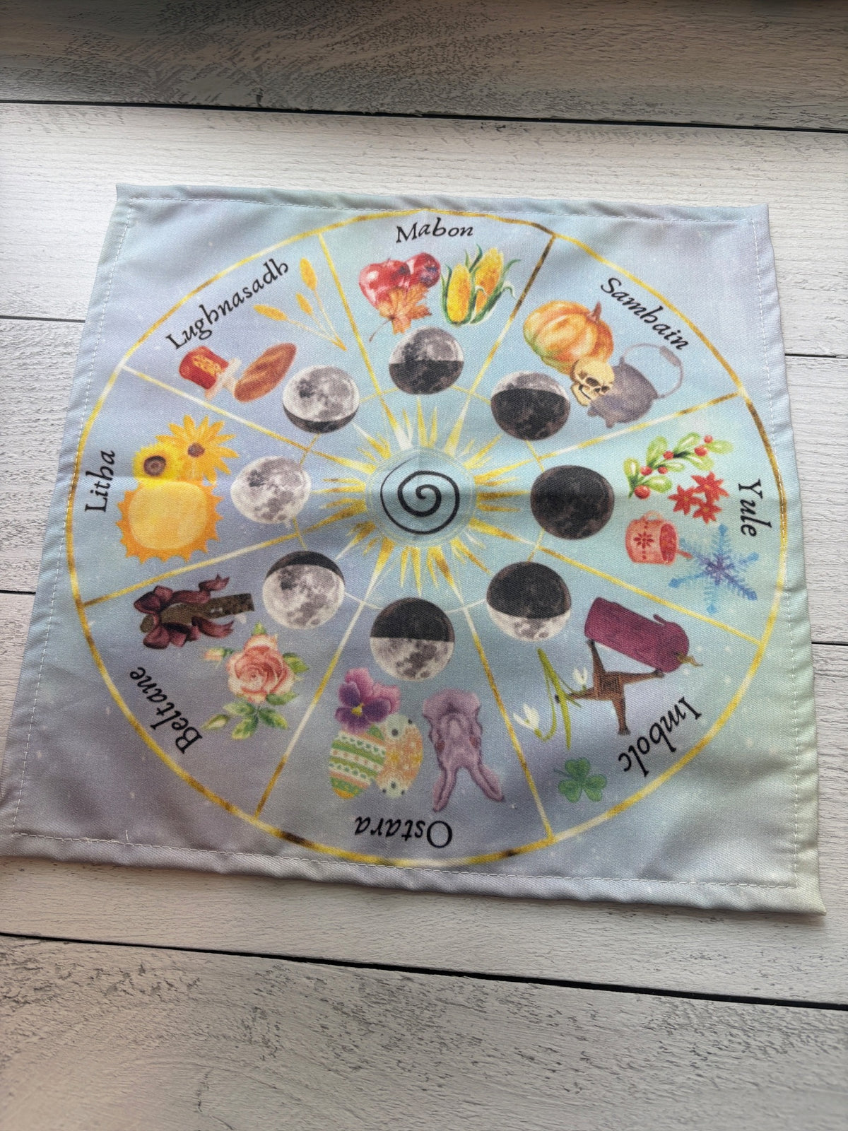 Wheel of the Year Altar Cloth