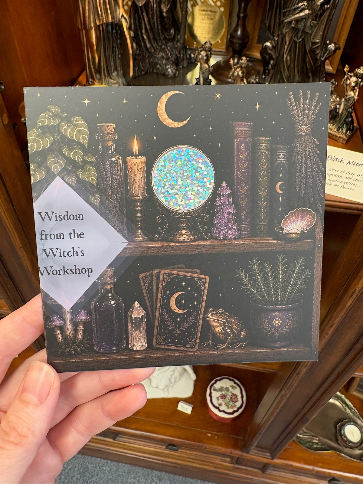 Witch's Workshop Scratch-off Fortune Card