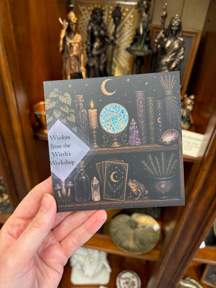 Witch's Workshop Scratch-off Fortune Card