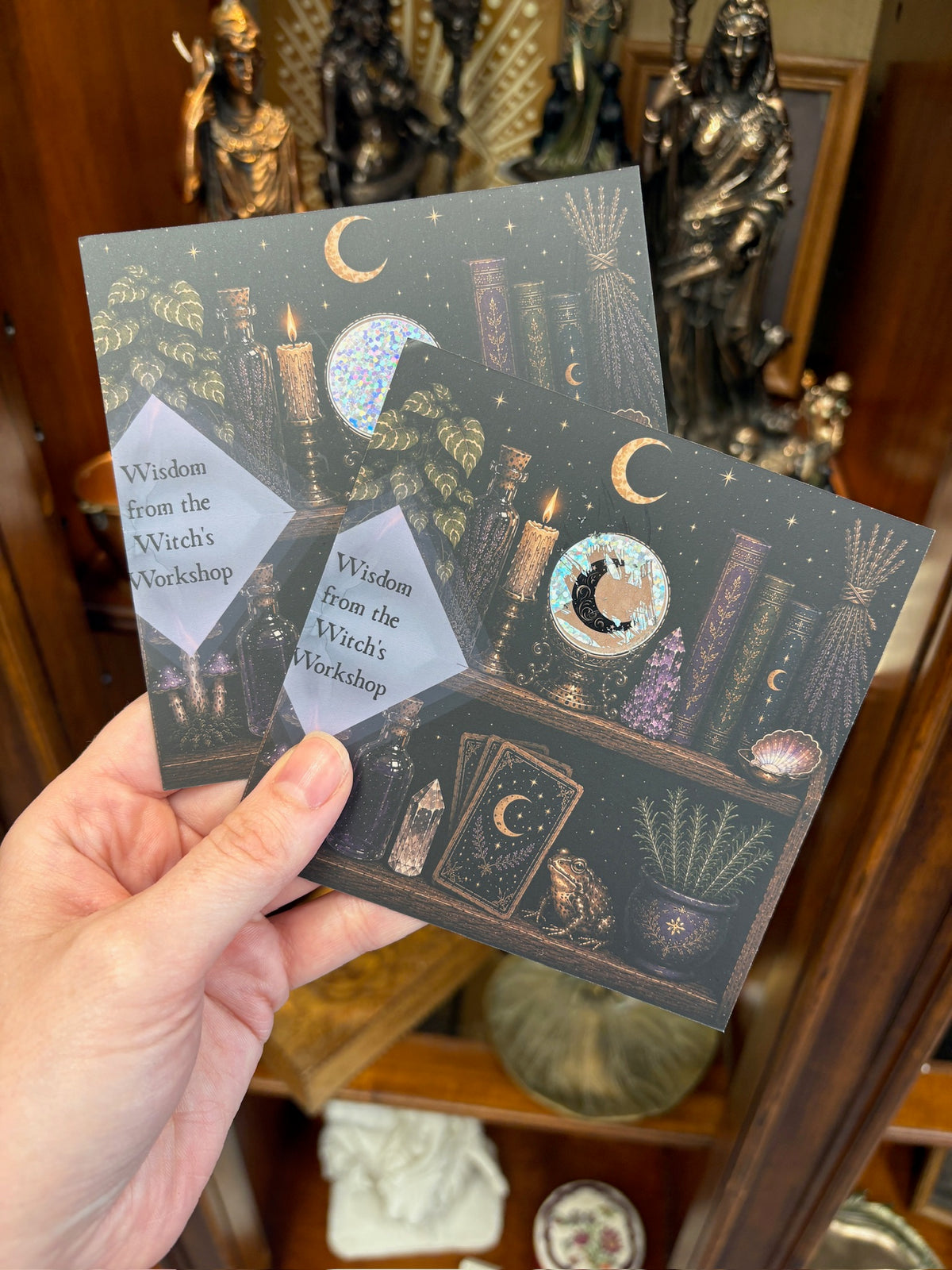 Witch's Workshop Scratch-off Fortune Card