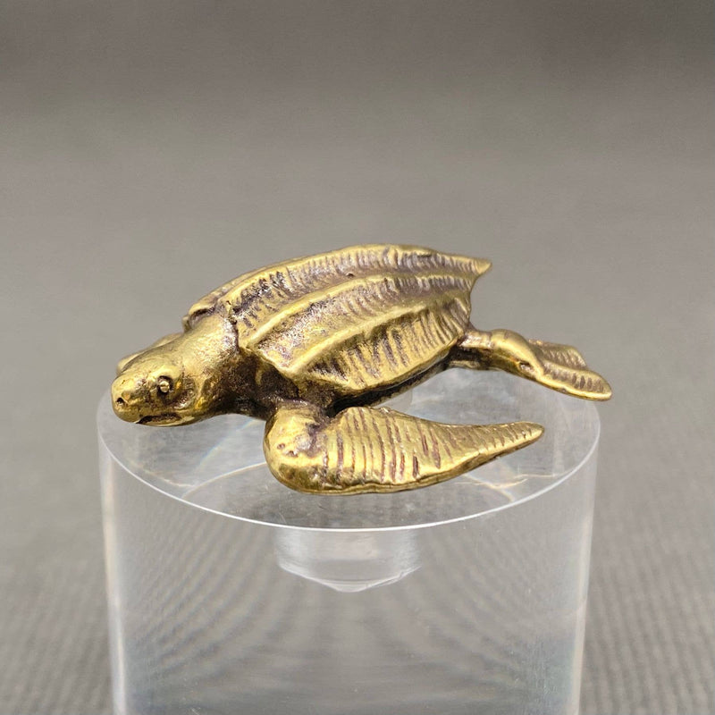 Brass Sea Turtle Decoration