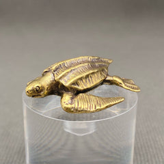 Brass Sea Turtle Decoration
