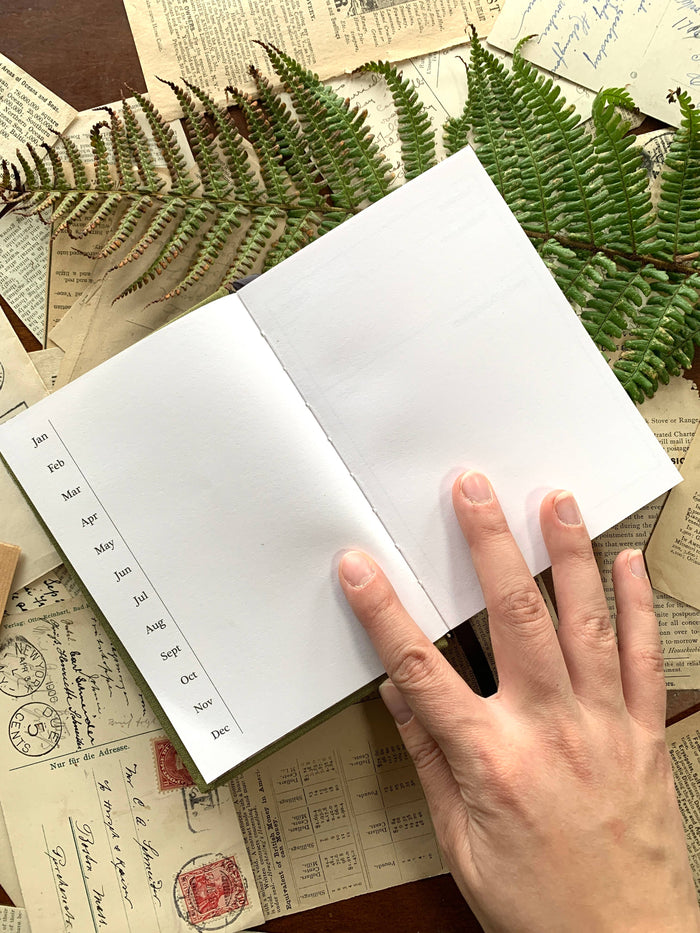 Forage Linen Bound Field Journal