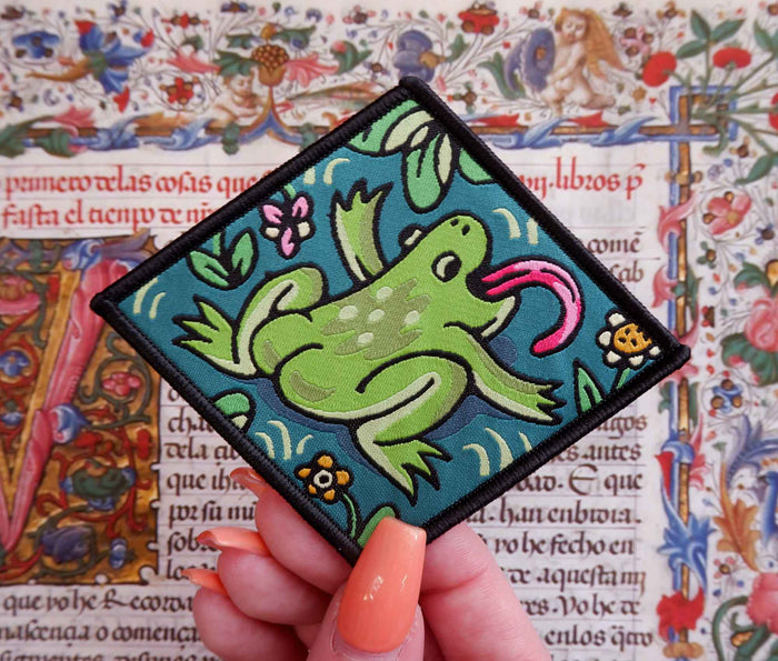 Big Booty Frog Embroidered Patch