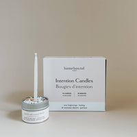 Intention Candle Ritual Kit | 10-Candle Set with Salt Crystal Blend & Incense