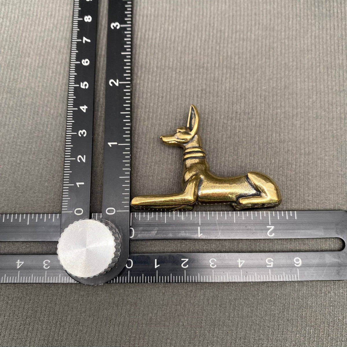 Brass Pharaoh's Hound Decoration