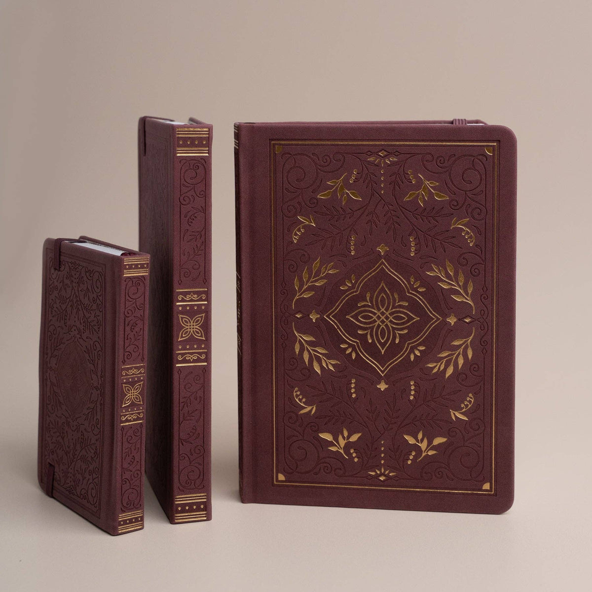 Storybook in Plum Dot Grid Pocket Journal