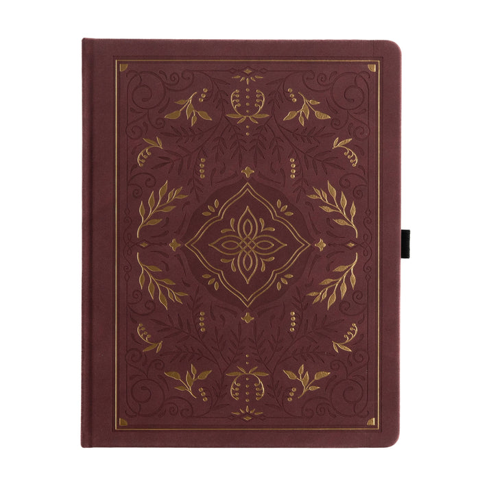 Storybook in Plum Dot Grid Pocket Journal