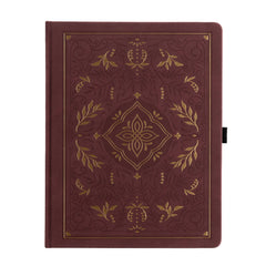 Storybook in Plum Dot Grid Pocket Journal