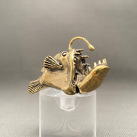 Brass Angler Fish Decoration