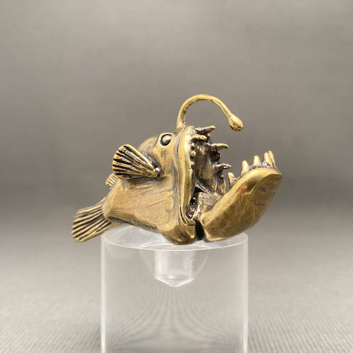 Brass Angler Fish Decoration