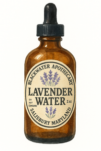 Lavender Water in Amber Glass Dropper Bottle