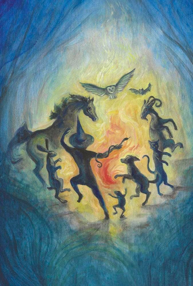 A Witch's Ally Oracle by Laura Tempest Zakroff & Dodie Graham McKay