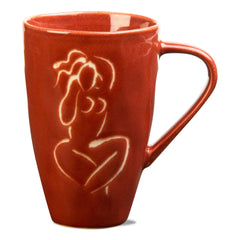 Cinnamon Stoneware Goddess Mug