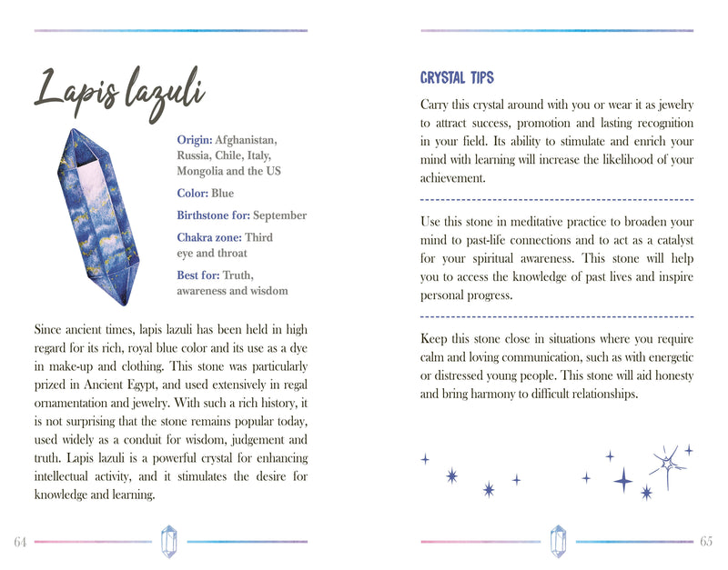 Little Book of Crystals by Astrid Carvel
