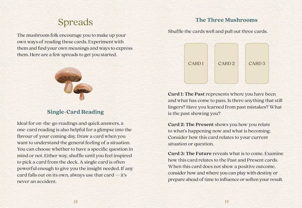 Mushroom Folk Oracle By Sharon McLeod
