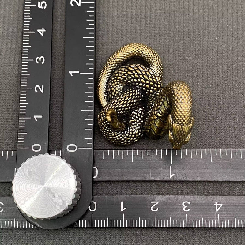Brass Python Snake Decoration