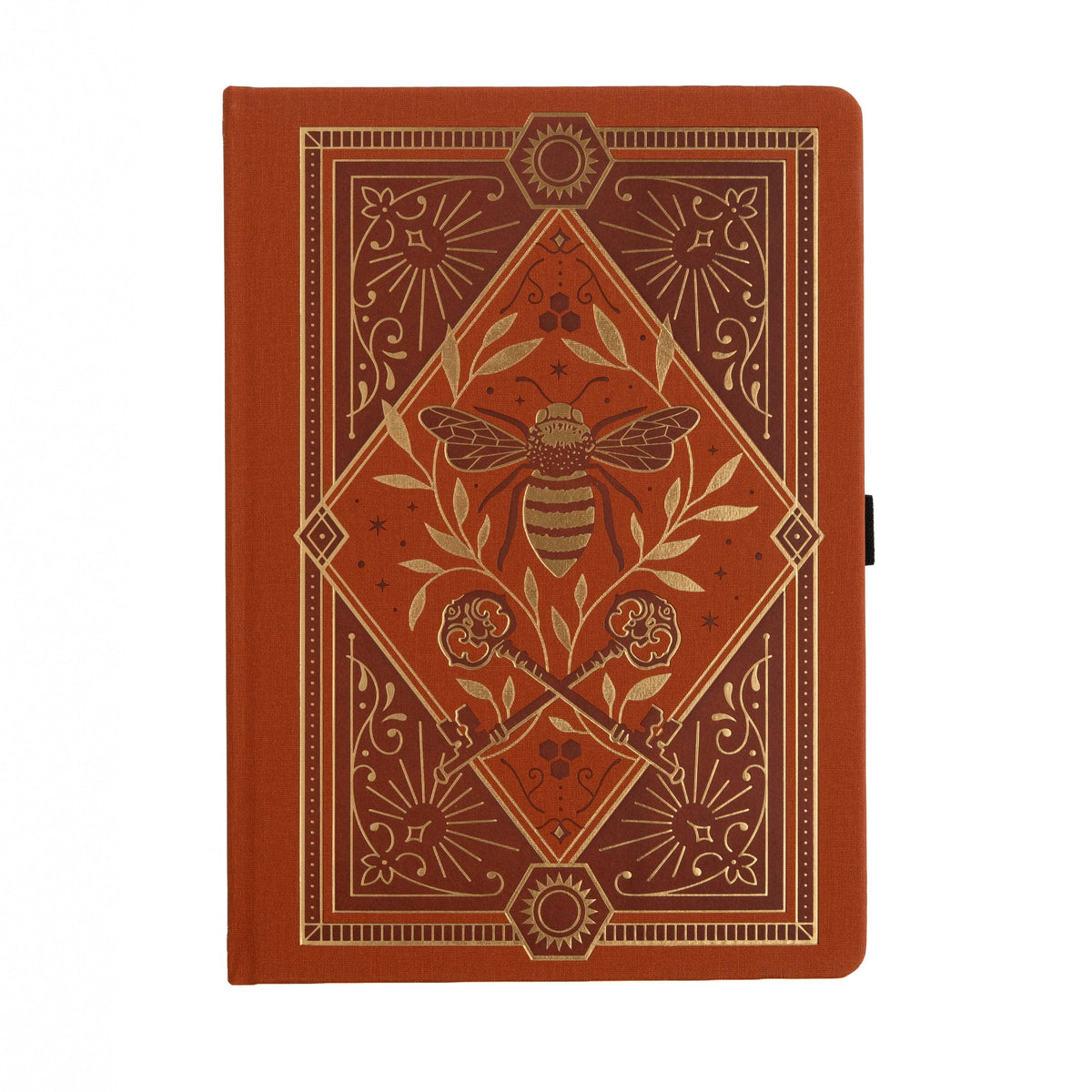 Keeper of the Bees in Rust Dot Grid Pocket Journal