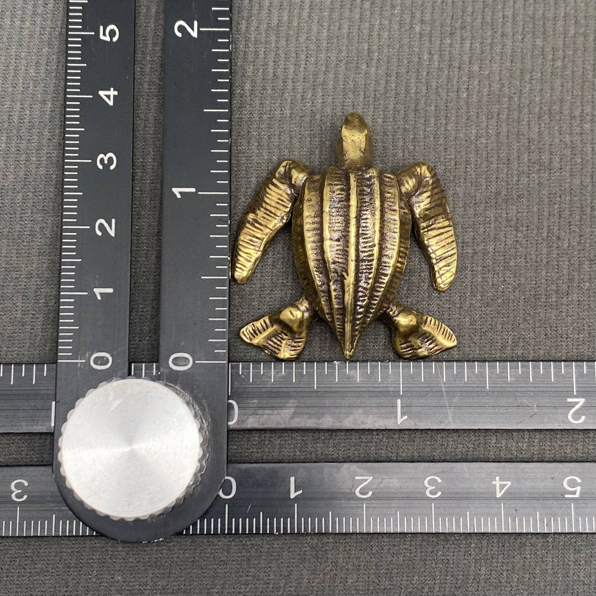Brass Sea Turtle Decoration