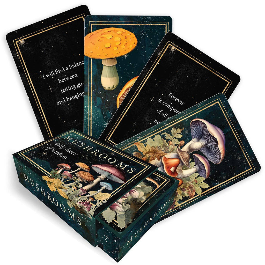 Mushrooms Gilt-Edged Card Deck