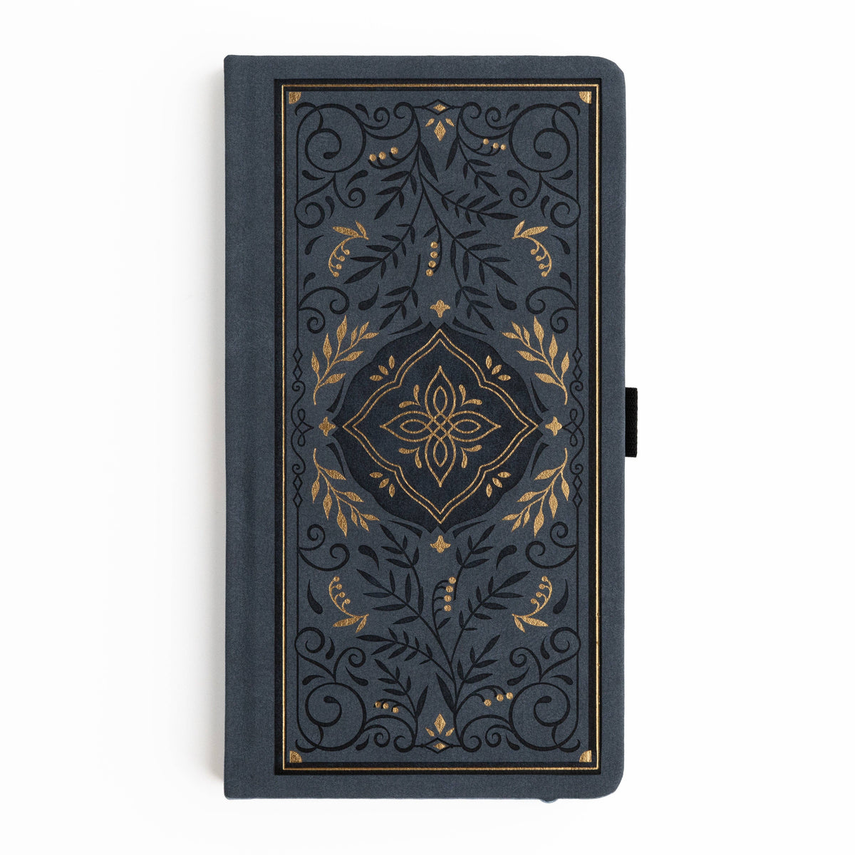Storybook in Navy Dot Grid Pocket Journal