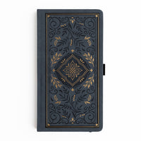Storybook in Navy Dot Grid Pocket Journal