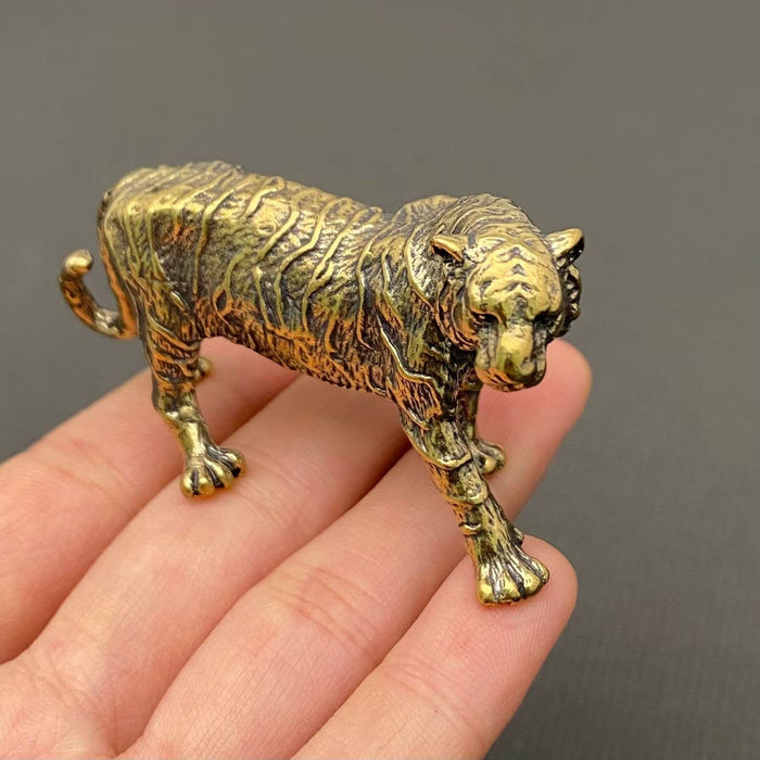 Brass Tiger Decoration