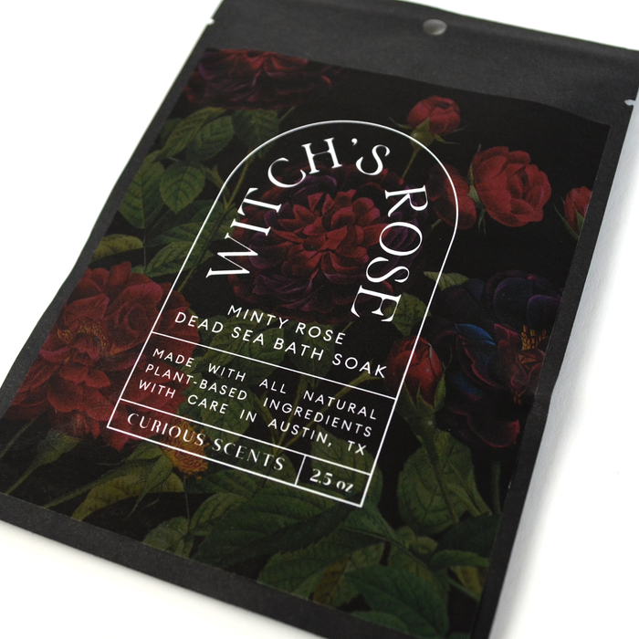 Witch's Rose Mint & Floral Bath Salt Soak