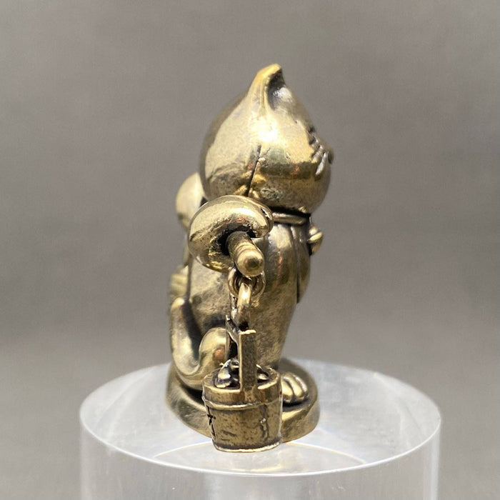 Brass Treasure Cat Decoration