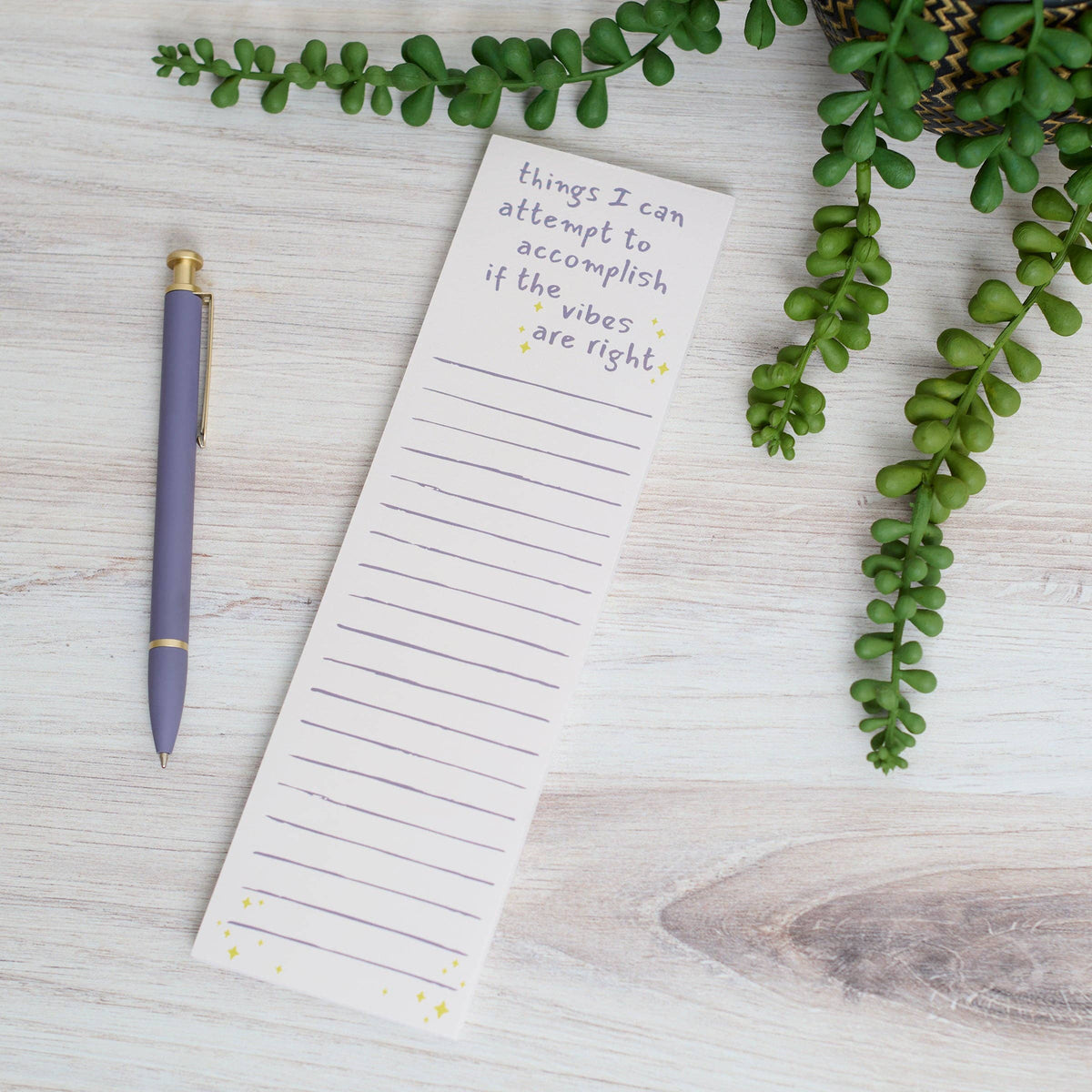 'If The Vibes Are Right' Magnetic Notepad