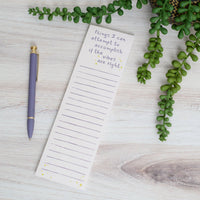 'If The Vibes Are Right' Magnetic Notepad