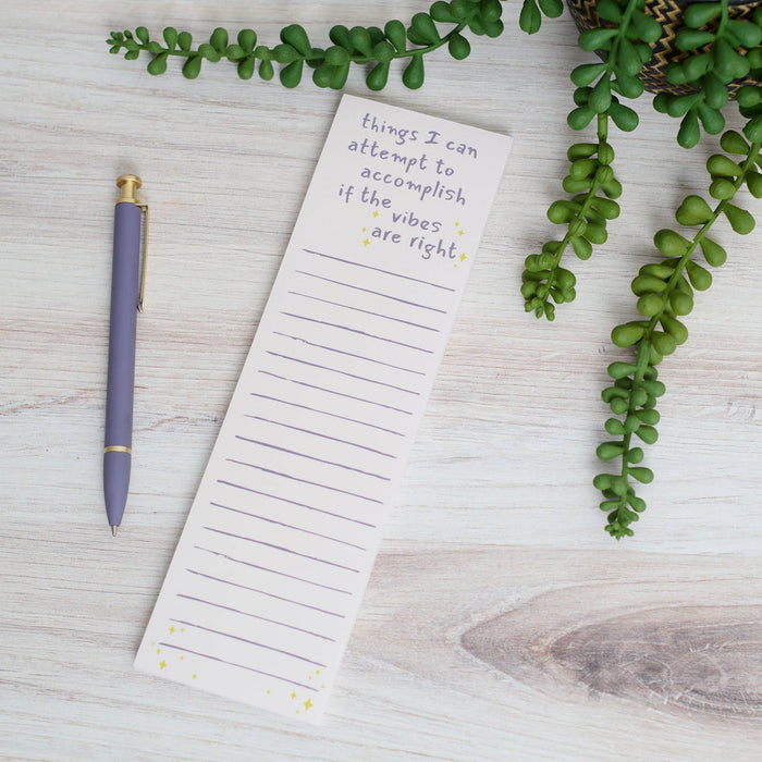'If The Vibes Are Right' Magnetic Notepad
